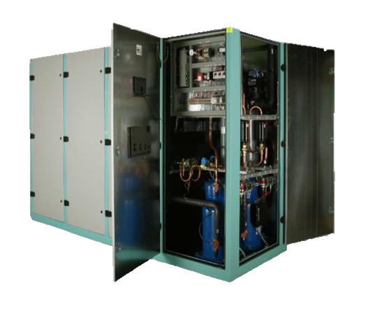 Chilled water air conditioning cabinet
